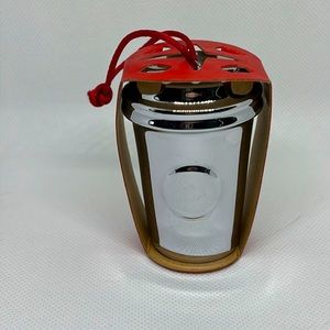 2014 Starbucks Metallic Silver Cup Ornament